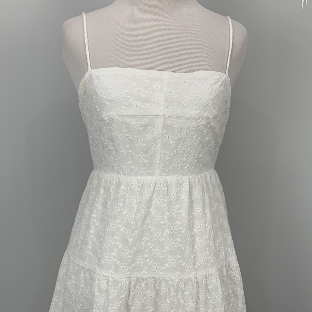 Line & Dot Womens Cotton Floral Charlotte Embroidered Dress - Picture 5 of 13